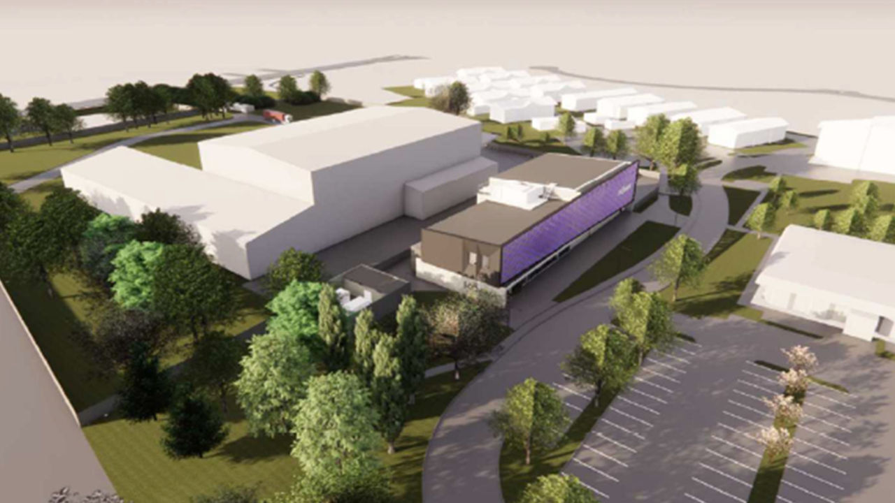 A rendering of the design for the new building