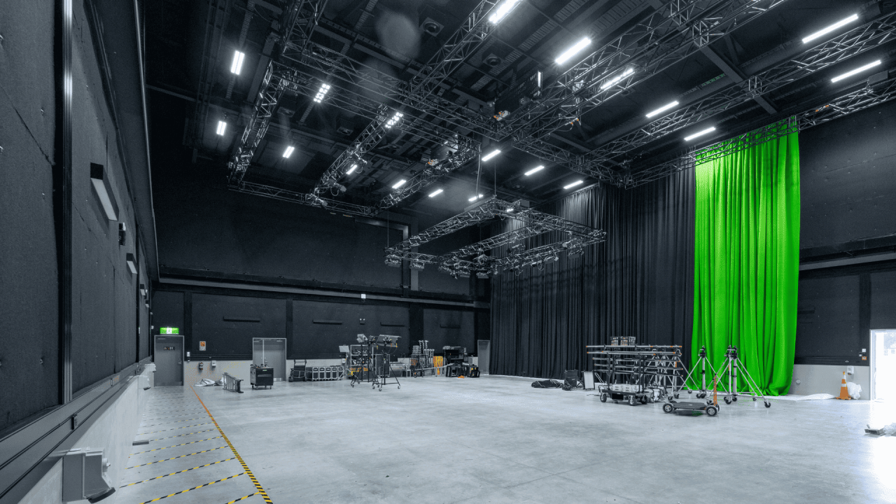 Sound Stage inside the Production and Postproduction Building in Kōawa Studios