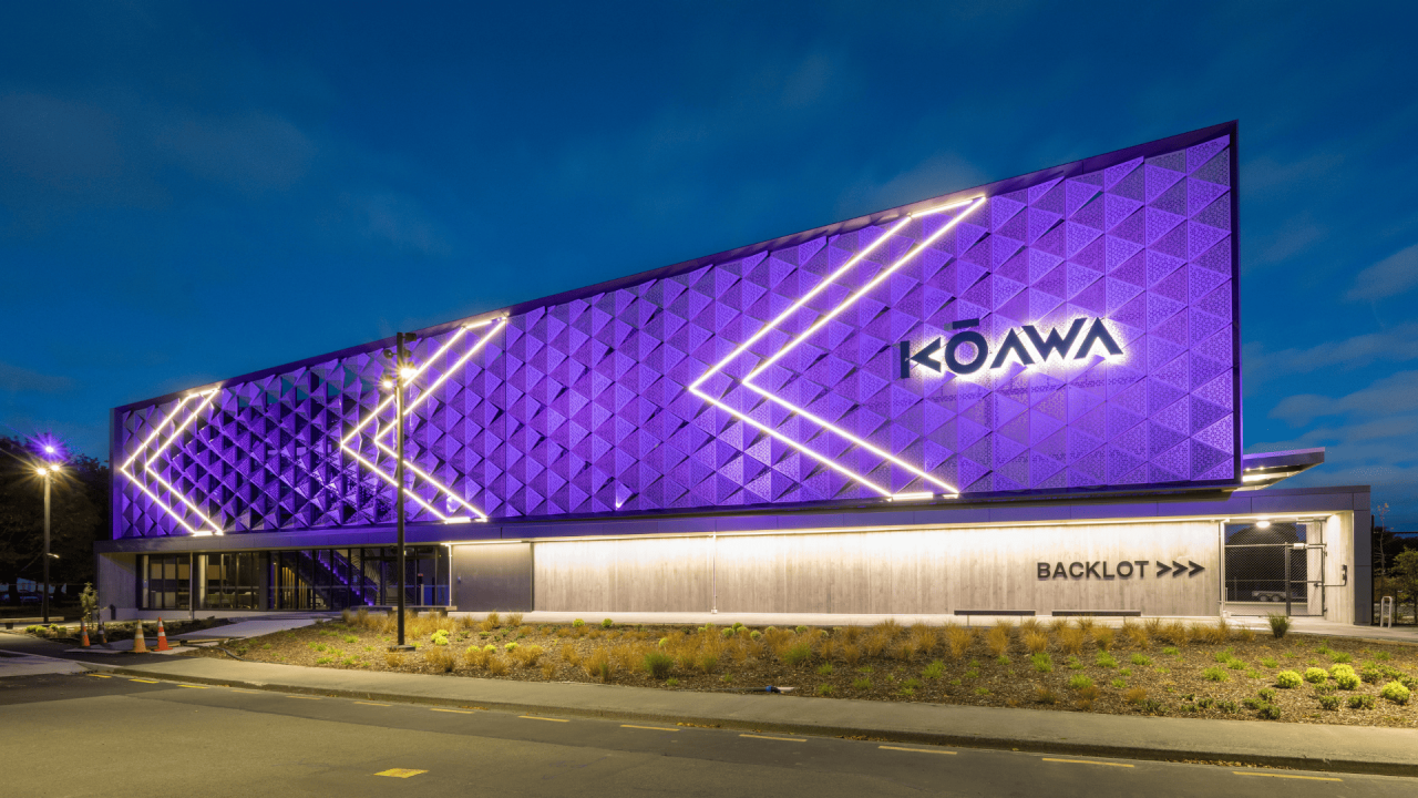 Production and Postproduction Building in Kōawa Studios